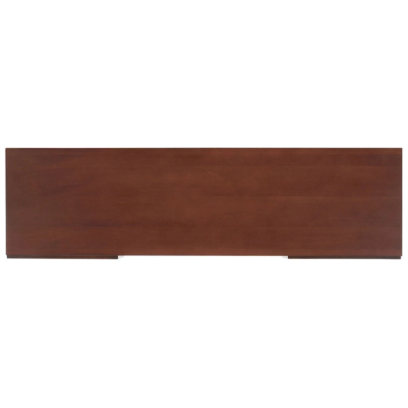 1 Shelf Rattan Media Stand - 54  W x 15  D x 22  H - 54Wx15Dx22H