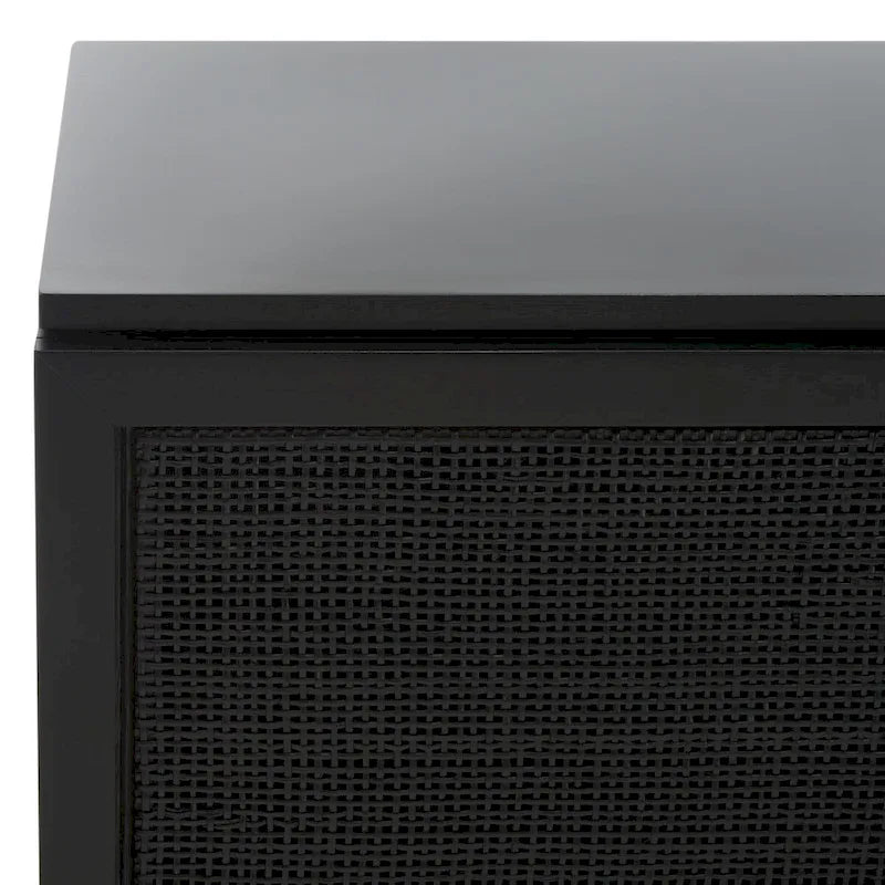 1 Shelf Rattan Media Stand - 54  W x 15  D x 22  H - 54Wx15Dx22H