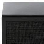 1 Shelf Rattan Media Stand - 54  W x 15  D x 22  H - 54Wx15Dx22H