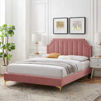 Performance Velvet Twin Platform Bed