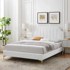 Performance Velvet Twin Platform Bed