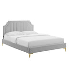 Performance Velvet Twin Platform Bed