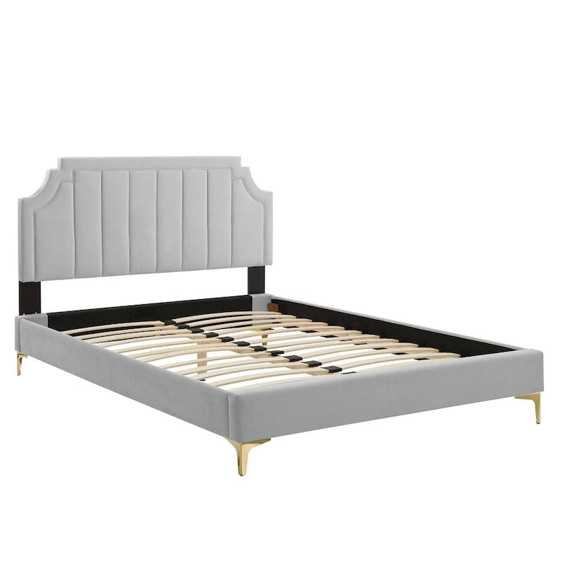 Performance Velvet Twin Platform Bed