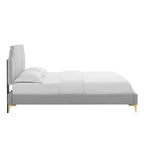 Performance Velvet Twin Platform Bed