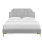 Performance Velvet Twin Platform Bed