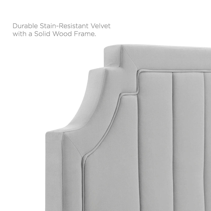 Performance Velvet Twin Platform Bed