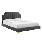 Performance Velvet Twin Platform Bed
