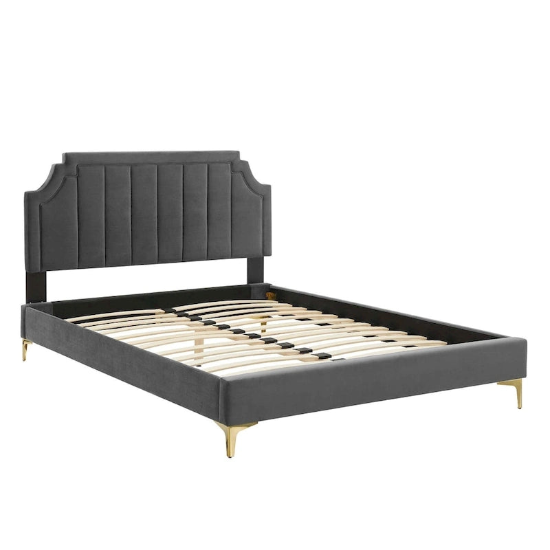 Performance Velvet Twin Platform Bed
