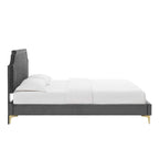 Performance Velvet Twin Platform Bed