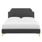 Performance Velvet Twin Platform Bed