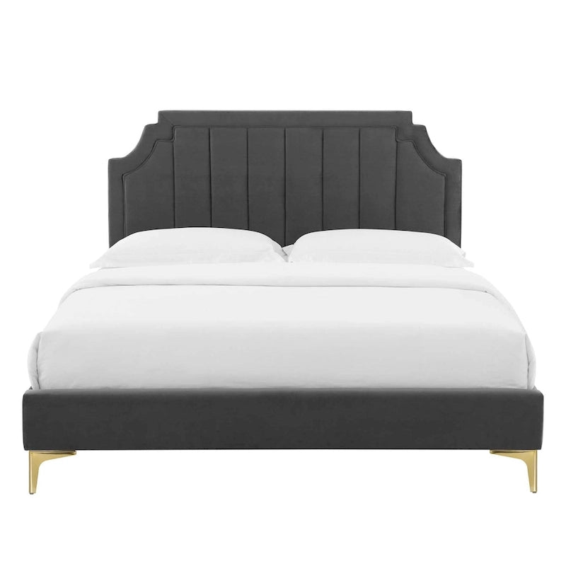 Performance Velvet Twin Platform Bed