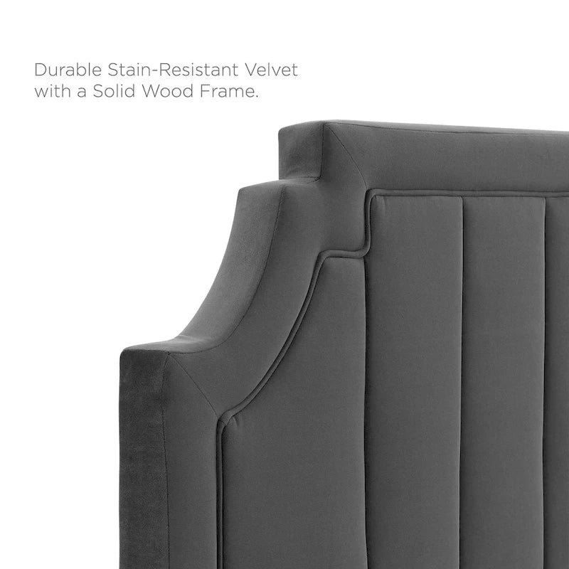 Performance Velvet Twin Platform Bed