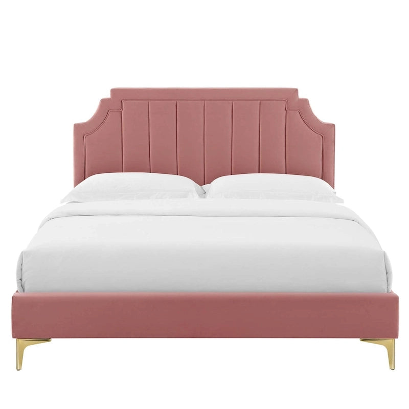 Performance Velvet Twin Platform Bed