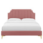 Performance Velvet Twin Platform Bed