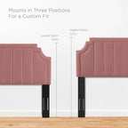 Performance Velvet Twin Platform Bed