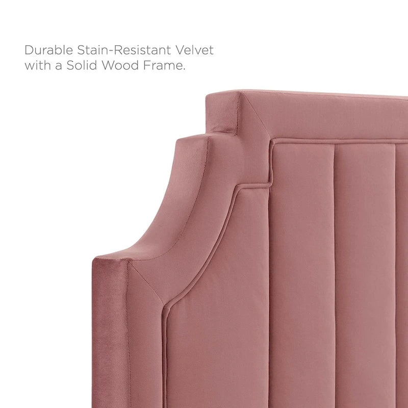 Performance Velvet Twin Platform Bed