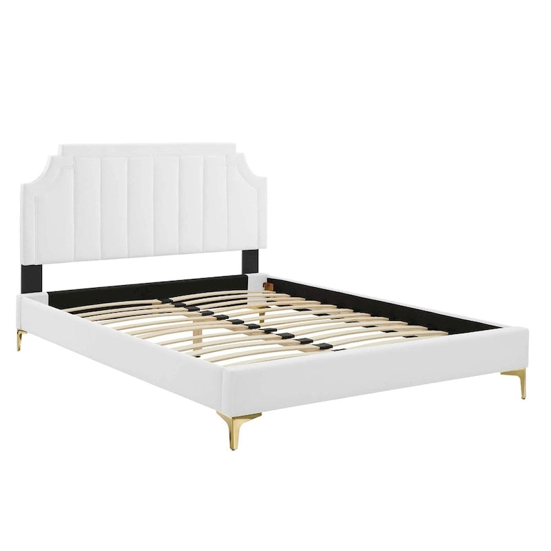 Performance Velvet Twin Platform Bed