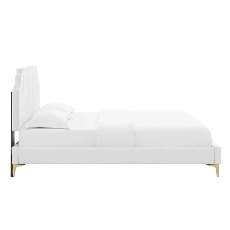 Performance Velvet Twin Platform Bed