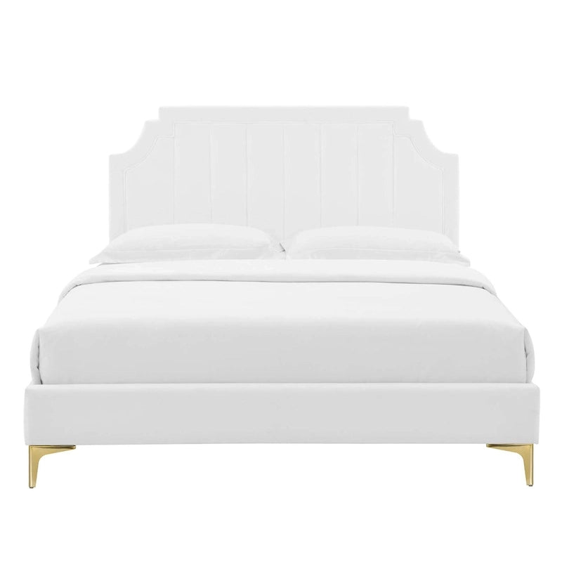 Performance Velvet Twin Platform Bed