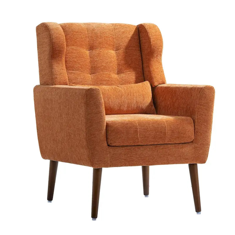 Modern Accent Chair Upholstered Foam Filled Living Room Chairs Comfy Reading Chair