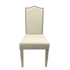 Parson Chair - Natural Driftwood - Linen Upholstery