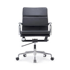 Office Chair PU Leather Adjustable ErgoChair with Thickened Cushion - N/A