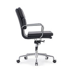 Office Chair PU Leather Adjustable ErgoChair with Thickened Cushion - N/A