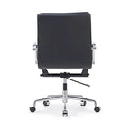 Office Chair PU Leather Adjustable ErgoChair with Thickened Cushion - N/A