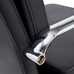 Office Chair PU Leather Adjustable ErgoChair with Thickened Cushion - N/A