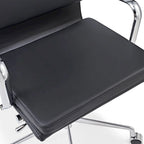 Office Chair PU Leather Adjustable ErgoChair with Thickened Cushion - N/A