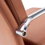 Office Chair PU Leather Adjustable ErgoChair with Thickened Cushion - N/A