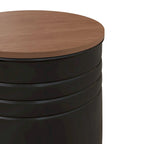 Nesting Storage Ottomans Set of 2 with Lids, Hidden Space