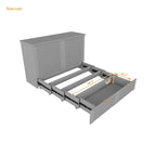 Full Size Murphy Bed Wall Bed with drawer and a set of Sockets & USB Ports