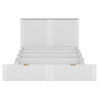 Full Size Murphy Bed Wall Bed with drawer and a set of Sockets & USB Ports