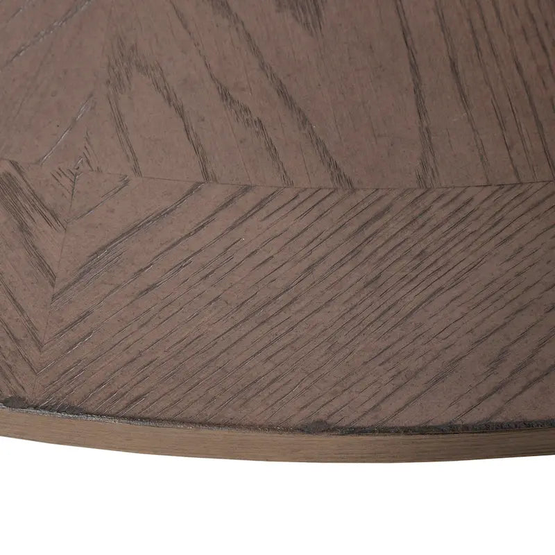 Dusty Taupe Pedestal Table Set with Dining Chairs Options