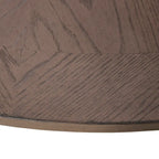 Dusty Taupe Pedestal Table Set with Dining Chairs Options