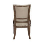 Dusty Taupe Pedestal Table Set with Dining Chairs Options
