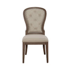 Dusty Taupe Pedestal Table Set with Dining Chairs Options
