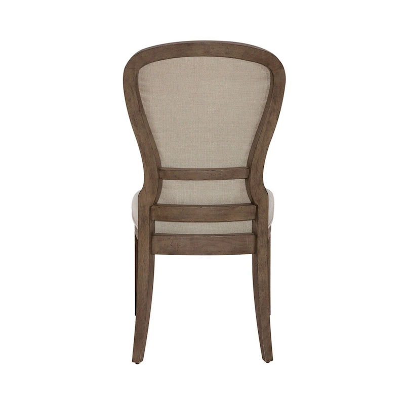 Dusty Taupe Pedestal Table Set with Dining Chairs Options
