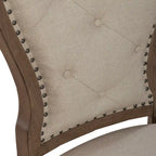 Dusty Taupe Pedestal Table Set with Dining Chairs Options
